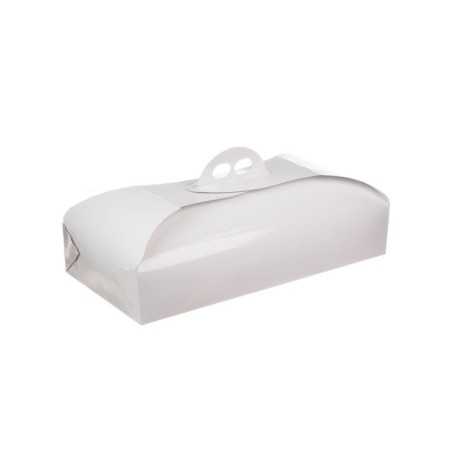 Scatola torta rettangolare bianco Vitrè 45x55x10 | Crovegli