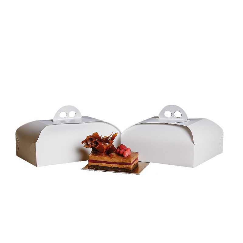 Scatola torta rettangolare bianco Ramage 48x68x10 | Crovegli