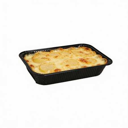 Contenitore alluminio 110 laccato nero 15x12,5x4,4 cm | Crovegli