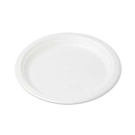 Piatto piano quadrato polpa cellulosa bio PFAS free 26x26 cm | Crovegli