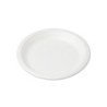 Piatto piano rotondo polpa cellulosa bio PFAS free Ø22,5 cm | Crovegli