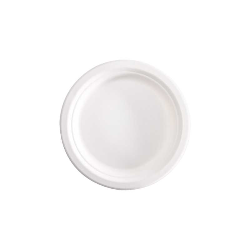 Piatto frutta polpa cellulosa bio PFAS free Ø18 cm | Crovegli