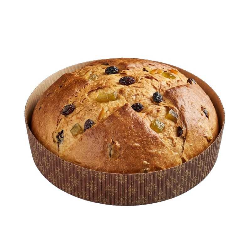 Forma panettone basso carta forno 750 g Ø 18,5 cm H 6 cm | Crovegli