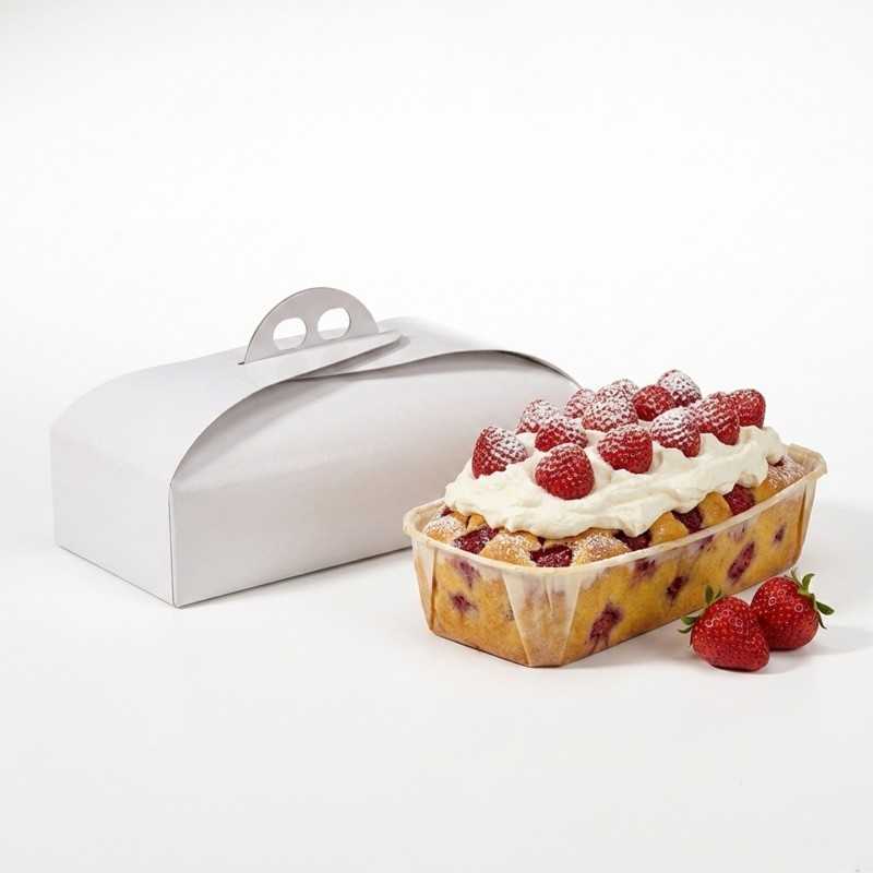Scatola torta rettangolare bianco Vitrè 40x50x10 | Crovegli