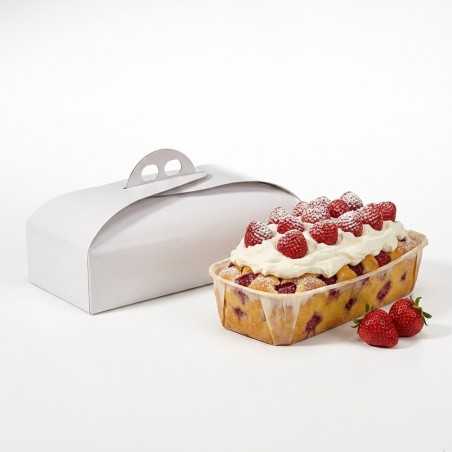 Scatola torta rettangolare bianco Vitrè 40x50x10 | Crovegli