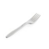 Forchetta compostabile CPLA bianca 18 cm monouso | Crovegli