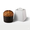 Scatola panettone bianco Vitrè 22x22x22 cm | Crovegli