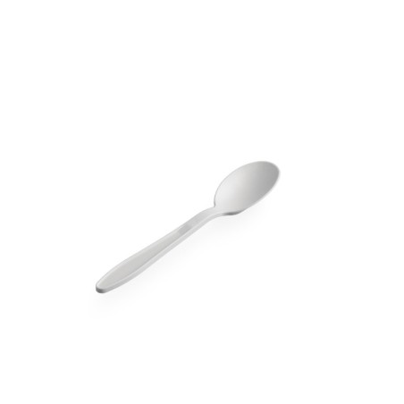 Cucchiaino dessert compostabile CPLA bianco gelato e dolci | Crovegli