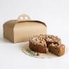 Scatola torta quadrata Ecolife avana 23x23x10 cm | Crovegli