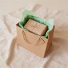 Borsa porta panettone avana 24,5x24,5x33,5 cm | Crovegli