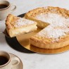 Disco sottotorta dorato liscio pesante Ø 22 cm pasticceria gelateria | Crovegli