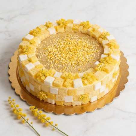 Disco sottotorta Pegaso dorato smerlato Ø 20 cm pasticceria gelateria | Crovegli