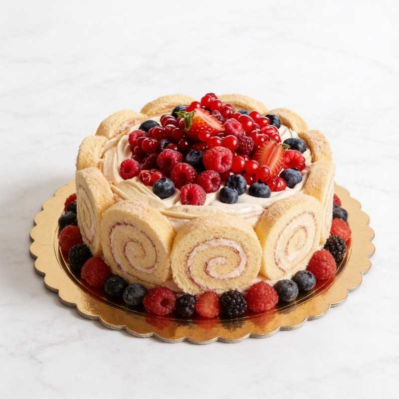 Disco sottotorta Pegaso dorato smerlato Ø 40 cm pasticceria gelateria | Crovegli