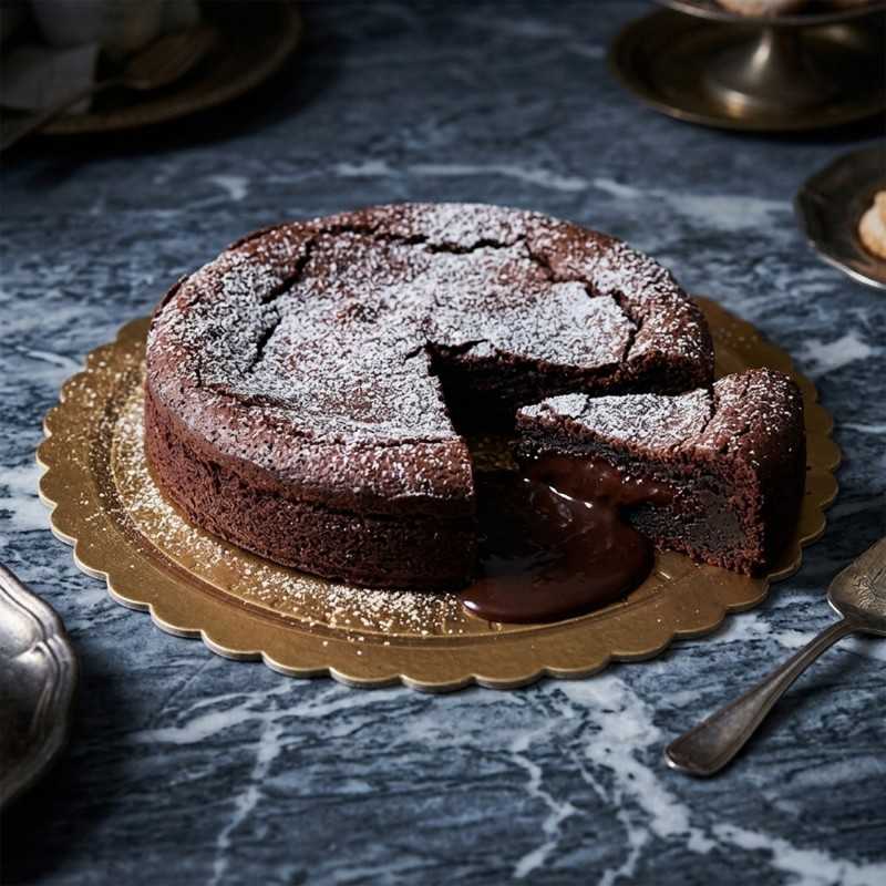 Disco sottotorta Pegaso dorato smerlato Ø 28 cm pasticceria gelateria | Crovegli