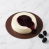 Disco sottotorta marrone perla liscio Ø 20 cm pasticceria gelateria | Crovegli
