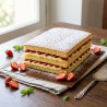 Tavoletta cartone panna cioccolato 22x22 cm pasticceria gelateria | Crovegli