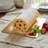 Tavoletta cartone oro nero smerlato 49x49 cm pasticceria gelateria | Crovegli