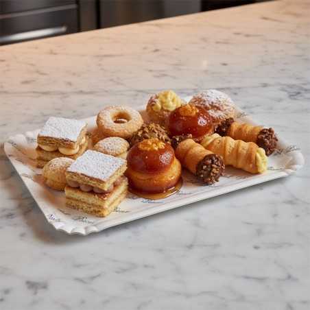 Coprivassoio carta antigrasso bianco 17x23 cm contatto alimenti | Crovegli