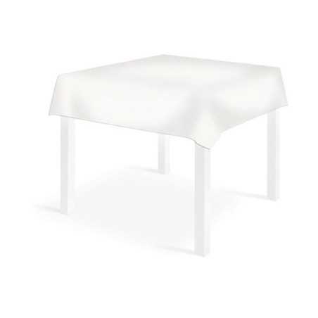 Tovaglia TNT idrorepellente bianca 120x120 cm monouso | Crovegli