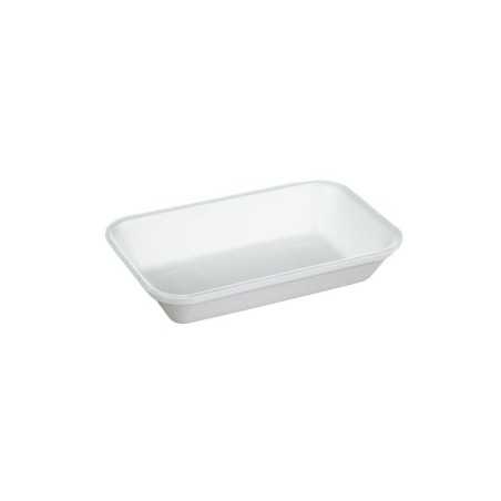 Vassoio polistirolo XPS 168 bianco non drenante 272x172 H52 mm carni formaggi | Crovegli