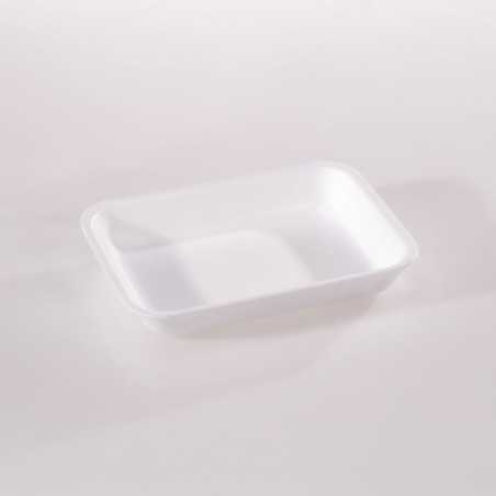 Vassoio polistirolo XPS 172 bianco non drenante 290x215 H45 mm carni formaggi | Crovegli