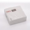 Tovagliolo goffrato punta a punta Matis 2 veli 38x38 cm bianco | Crovegli