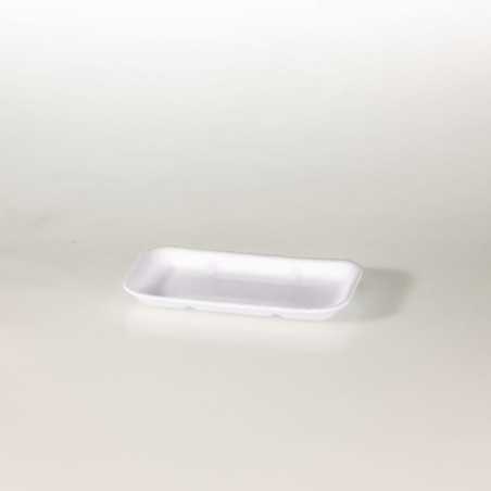 Vassoio polistirolo XPS 68 bianco non drenante 184x105 H20 mm wurstel salsicce | Crovegli