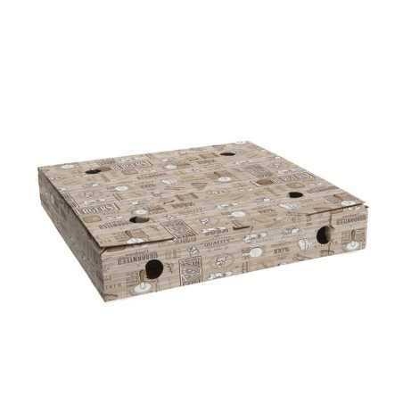 Scatola pizza cartone bianco 30x30 H5 cm | Crovegli