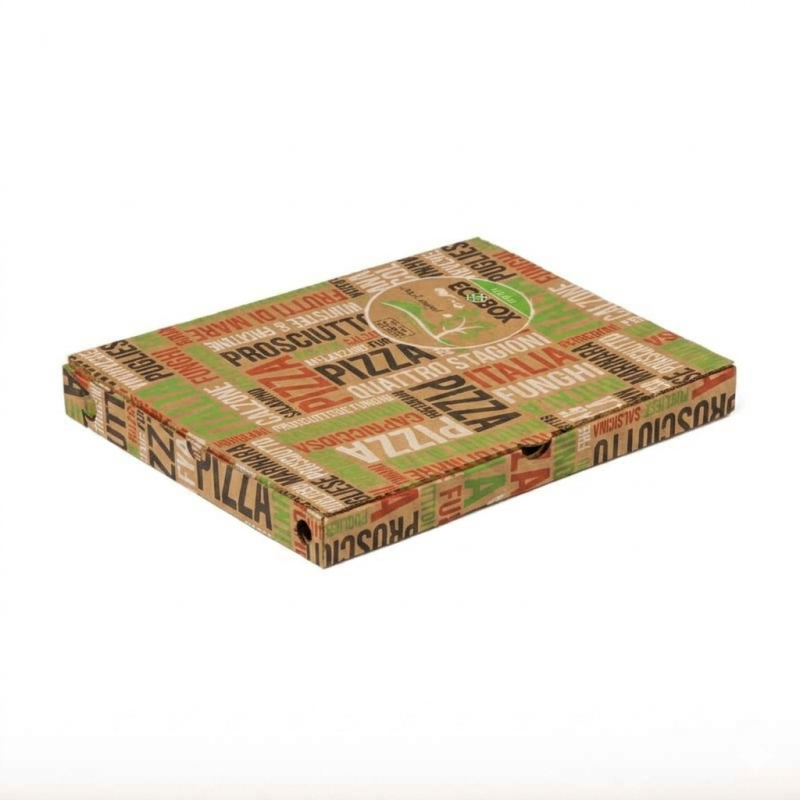 Scatola pizza al metro cartone avana 40x60 H5 cm | Crovegli