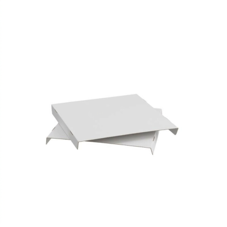 Coperchio cubo pizza cartone bianco 36x36 cm | Crovegli
