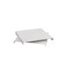 Coperchio cubo pizza cartone bianco 36x36 cm | Crovegli