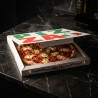 Scatola cubo pizza cartone bianco 36x36 cm | Crovegli