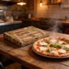 Scatola pizza al metro cartone avana 40x60 H5 cm | Crovegli