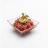 Coppetta quadrata trasparente 90cc finger food monoporzione | Crovegli