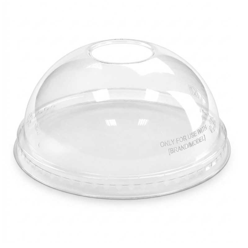 Coperchio cupola PLA bio foro Ø9,5 cm H 4,4 cm bicchieri P550-630 | Crovegli