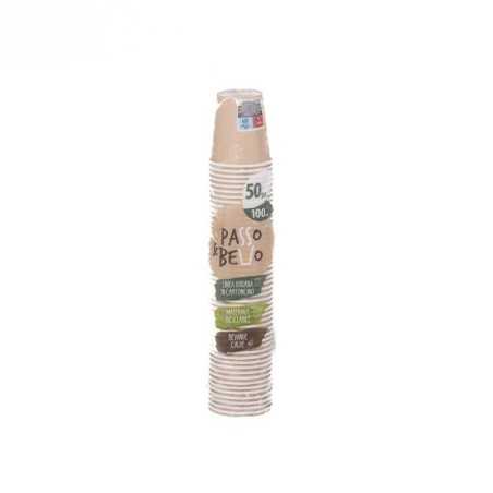 Bicchiere cappuccino cartoncino avana 200 ml | Crovegli