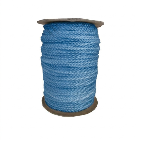 Spago polipropilene 5 mm / 4 capi blu appendere mezzene cella frigorifera | Crovegli