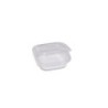 Contenitore PP 250cc 10x10 cm H 3,5 cm microonde | Crovegli