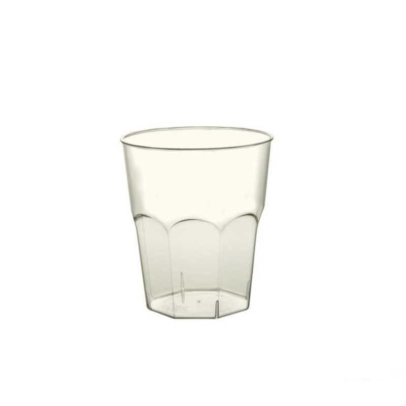 Bicchiere cocktail ottagonale PP satinato 270 ml | Crovegli
