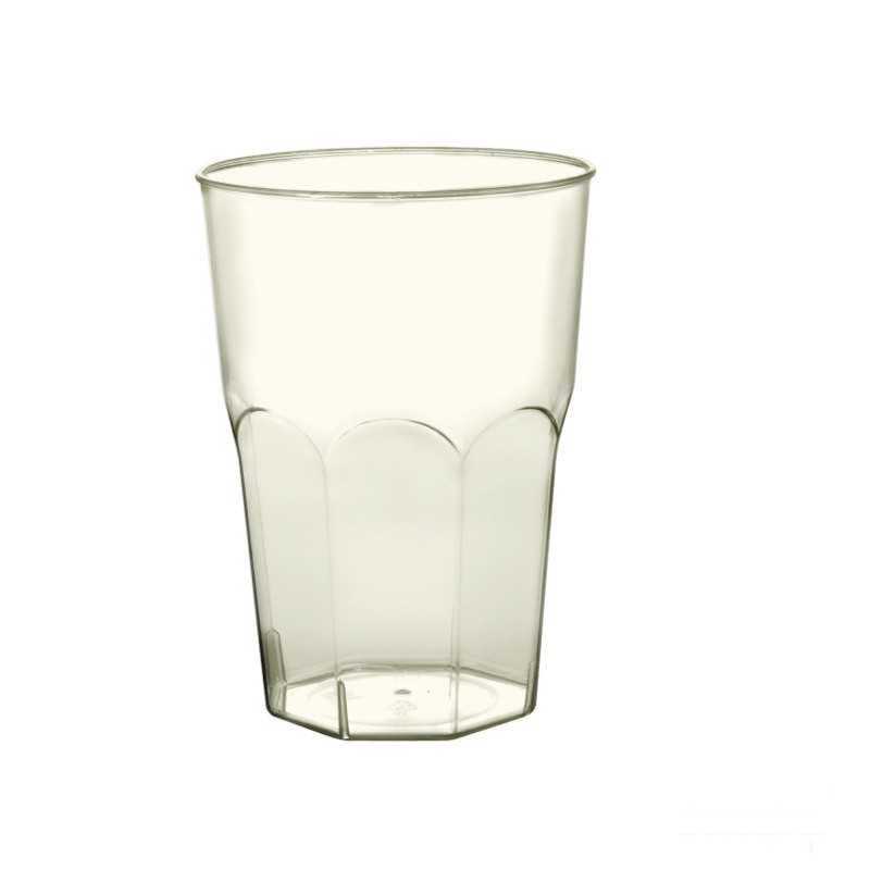 Bicchiere cocktail ottagonale trasparente 220 ml | Crovegli