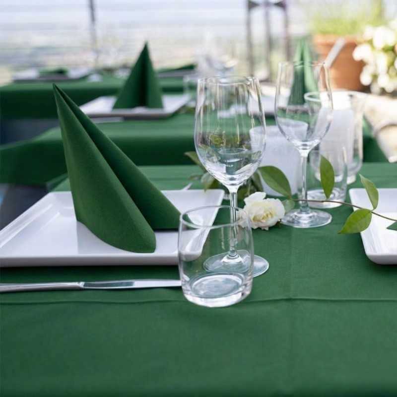 Tovagliolo Airlaid 1 velo 40x40 cm verde foresta bar ristorazione | Crovegli