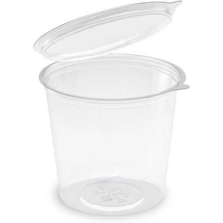 Vaschetta PET rotonda Olipack 1000cc coperchio cerniera | Crovegli