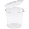 Vaschetta PET rotonda Olipack 1000cc coperchio cerniera | Crovegli