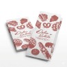 Sacchetto antigrasso Dolce e Salato bianco 15+9x29 cm asporto | Crovegli
