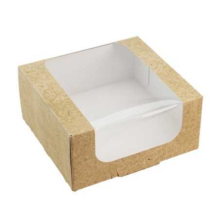 Scatola kraft con finestra 20x10,5 cm h5 cm | Crovegli
