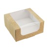 Scatola kraft con finestra 20x10,5 cm h5 cm | Crovegli