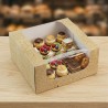 Scatola kraft con finestra 20x10,5 cm h5 cm | Crovegli