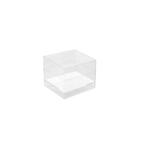 Coppetta Cube trasparente 65cc finger food | Crovegli