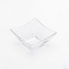 Coppetta quadrata trasparente 90cc finger food monoporzione | Crovegli