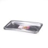 Vassoio rettangolare PET argento 46x30 cm | Crovegli